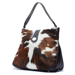Bolso de cuero, personaliza el logo, personaliza el color, personaliza el tamaño, piel de vaca con pelo, otros accesorios, producto de moda de alta calidad - Product Image 3