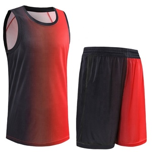 Traje deportivo de baloncesto para hombre Bsci, venta al por mayor, de secado rápido, sin mangas, bolsa de doble cara, transpirable, estampado, conjuntos de talla grande para adultos - Product Image 1