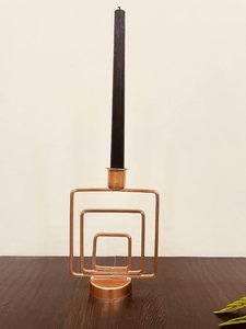 Portavelas Decorativo de Metal de Diseño Elegante para Mesa, Adorno para Decoración del Hogar - Product Image 4