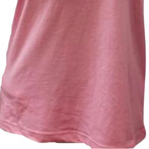 เสื้อยืดลำลองสำหรับสุภาพสตรีแขนสั้นคอกลมผ้าฝ้ายผสมน้ำหนักเบาระบายอากาศได้ดีสวมใส่สบายทุกวันแฟชั่น - Product Image 6