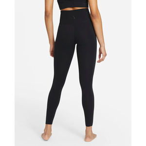 Leggings de yoga pour femmes - Couleur unie et taille/couleur personnalisables, taille haute, respirants, en tissu tricoté Spandex/Polyester - Product Image 6