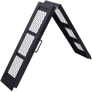 Rampa Plegable Portátil de Acero Negro de 80 Pulgadas para Camioneta, Capacidad de 500 Libras, Rampa de Carga para Motocicleta, Paquete de 1 - Product Image 4
