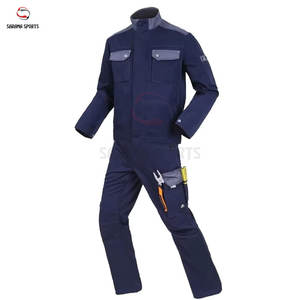 Combinaisons de travail unisexe personnalisées en coton durable pour la construction, les travaux extérieurs et la sécurité, pour mécaniciens, séchage rapide, légères, avec détection des aiguilles - Product Image 2