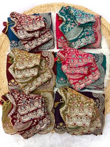 Fendy <b>Satin</b> <b>Saree</b> with Heavy Embroidery Sequence Border Fully Stitched Premium Embroidered Blouse Wedding Party Wear <b>Saree</b> - Product Image 6