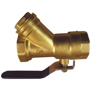 Válvula de bola de bronce más vendida con filtro tipo Y de bronce, de paso completo, accionada por palanca, con extremos hembra roscados para la industria petrolera - Product Image 3