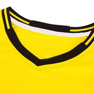 Men's <b>Light</b> Blue V-<b>Neck</b> Soccer Jersey Set Short Sleeve Moisture Wicking Elastic Waist Sublimation Print Custom OEM - Product Image 5