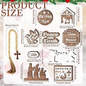 Trusted Manufacturer Christmas Decor Centerpiece Featuring Rustic Holiday Charm For Dining Table Seasonal Decoration - Product Image 6
