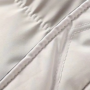 OEM High Quality Custom Design <b>Men's</b> Casual <b>Canvas</b> Puffer <b>Jacket</b> Comfortable Breathable Solid Color Hooded 100% Bamboo Fiber - Product Image 6
