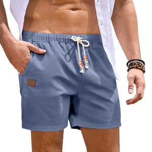 Shorts décontractés d'été en coton pour hommes, shorts de plage, de promenade, de natation, extensibles, techniques, pour la course et la gym - Product Image 4