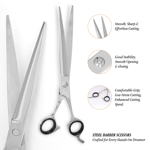 Tijeras profesionales para el cuidado de mascotas, para recortar el pelo y darle estilo. Herramientas de peluquería para mascotas para cortar el pelo y darle el cuidado adecuado. - Product Image 4