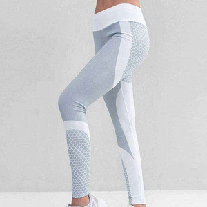 Custom Ribbed Sculpting Active Lifestyle High Rise Flexible Women <b>Leggings</b> Spandex/Nylon Breathable Anti-Bacterial <b>Ankle</b>-<b>Length</b> - Product Image 2