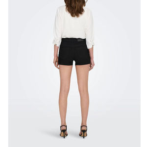 Shorts en jean droits taille mi-haute noirs pour femme, respirants, séchage rapide, sexy, décontractés, streetwear, été, haute qualité - Product Image 3