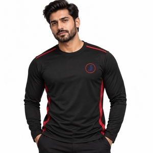 Comfortable Fashion <b>Top</b> Stretchable Breathable Material Lightweight Casual Design Ideal For Everyday <b>Men</b> <b>Long</b> <b>Sleeve</b> T Shirt - Product Image 1