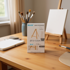 ขาตั้งไม้ Iln ขนาด 7.5x12.5 ซม. สำหรับจัดแสดงงานศิลปะ - Product Image 2