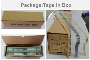Boîte complète de résistances à film métallique 1/4W 1/2W 1W 5% OR~10M ohms 2R 20R 3.3R 120R 220R 330R 1K 2.2K 3.3K 4.7K 150K 470K 680K 1M - Product Image 3