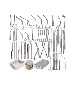 Tegra Surgical 60-Piece Stainless Steel Septoplasty Set Class I Surgery Manual Nasal <b>Instruments</b> Correct Deviated Septum CE ISO - Product Image 1