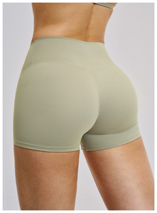 Shorts Deportivos Ajustados para Mujer, Cintura Alta, Compresión, para Correr, Yoga, con Logotipo Personalizado, Alta Elasticidad - Product Image 3