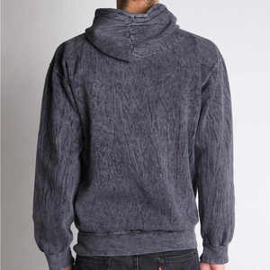 เสื้อฮู้ดดี้เทรนดี้สำหรับผู้ชาย แบรนด์ Makers แฟชั่นสตรีททันสมัย ผ้าฝ้าย 100% สำหรับฤดูหนาว สีสันตามสั่ง แขนทรงบาน เป็นมิตรต่อสิ่งแวดล้อม - Product Image 4