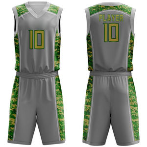 Custom Reversible Basketball Uniform Set Sublimation Printed Jersey and Shorts for Men Youth and School Teams - Product Image 1