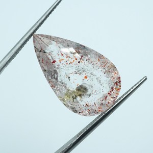 Piedra Preciosa Natural Facetada Super Siete Transparente de 13.40 Ct, Ovalada para Joyería (22x13.5x8mm) - Product Image 3