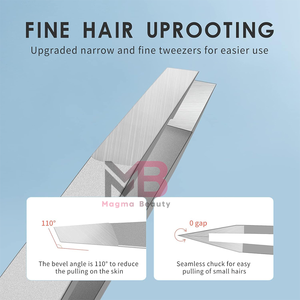Pinzas profesionales para cejas para un diseño y estilizado impecables, pinzas de precisión para cejas con borde definido para un acabado suave. - Product Image 3