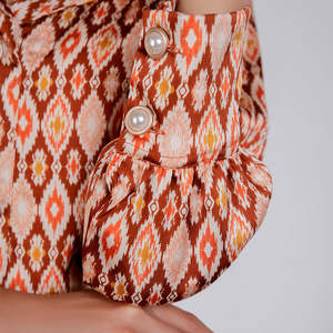 2PC Digital Printed Silk Suit PW4089 Shamouse Turning Tool - Product Image 1