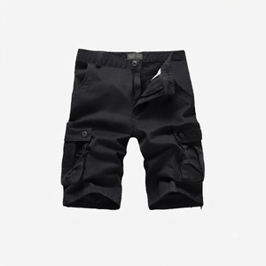 Pantalones Cortos Cargo Personalizados para Hombre al por Mayor, Cintura Elástica, Secado Rápido, Transpirables, Ecológicos, de Tela de Estambre Informal, OEM ODM - Product Image 3