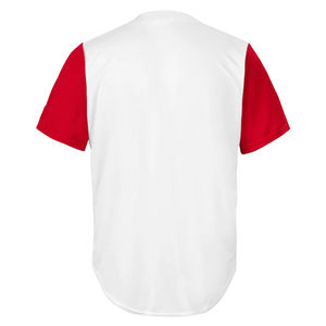 เสื้อเบสบอลแขนสั้นคุณภาพสูงสำหรับผู้ชาย ผ้าโพลีเอสเตอร์ 100% ระบายอากาศได้ดี แห้งเร็ว คอเต่า มีกระเป๋า  รับสกรีนโลโก้ - Product Image 2