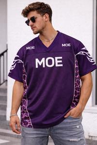 Camiseta de Fútbol Americano Personalizada, Premium, Talla Grande, con Estampado de Camuflaje, Estilo Vintage, Unisex, Proveedor de Camisetas de Fútbol Americano - Product Image 5