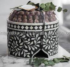 Best Quality Bone Inlay Chocolate <b>Cake</b> <b>Stand</b> and Best Polished Blue Color and Party Ware with <b>Sale</b> Product - Product Image 4