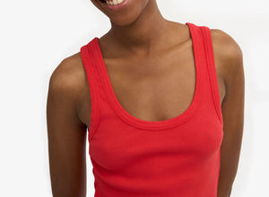 Camisetas sin Mangas para Mujer al por Mayor, de Alta Calidad, con Bordado Frontal Personalizado, Color Sólido, Spandex, Poliéster, Secado Rápido, Ecológicas - Product Image 5