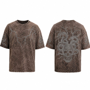 Vintage Heavy Fabric <b>Drop</b> Shoulder Jersey Boxy Fit Graphic Shirt <b>Sun</b> Faded Acid Wash <b>Drop</b> Shoulder Jersey Retro Sports Apparel - Product Image 1