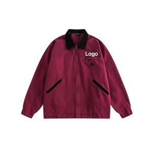 Nesta Sports 2024 Vintage Acid Wash Cargo <b>Jacket</b> for Men High Weight Streetwear <b>Zip</b> <b>Up</b> <b>Jacket</b> - Product Image 4