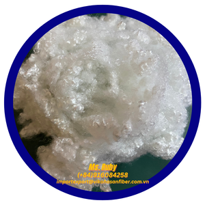 Fibre de polyester creuse conjuguée recyclée 7D HC blanche de haute qualité Vikohasan pour rembourrage de jouets, oreillers, canapés et béton - Product Image 2