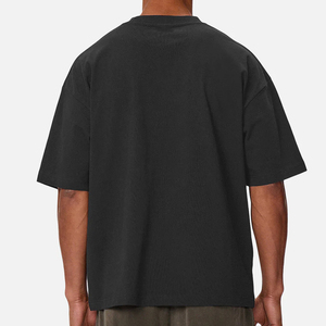 New Style Custom Embroidered Logo <b>Summer</b> Season Boxy Fit <b>Men</b> <b>T</b> <b>Shirts</b> Direct Factory Supplier Boxy Fit <b>Men</b> <b>T</b> <b>Shirt</b> In Low MOQ - Product Image 2