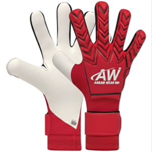 ถุงมือผู้รักษาประตูหนังคุณภาพพรีเมียม ทนทาน ยึดเกาะดีเยี่ยม สายรัดข้อมือปรับได้ ดีไซน์แบบเต็มนิ้ว สำหรับมืออาชีพ - Product Image 1