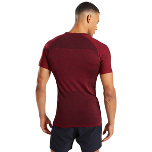 T-shirt unisexe 220G 100% coton à manches courtes SK Mass 220 grammes, impression sérigraphique personnalisée sur le col, peinture à chaud, tricot uni - Product Image 2