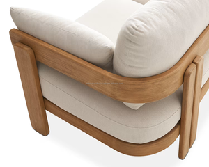 Modern Durable 5 Piece Wooden Dining Set with Solid <b>Back</b> <b>Cushions</b> for Home Furniture - Product Image 6