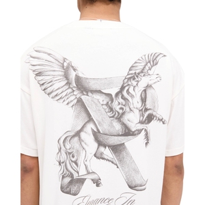 Camiseta Blanca para Hombre con Estampado DTG, Diseño Gráfico Oversize, Directo a la Prenda, Algodón, Estilo Urbano - Product Image 5
