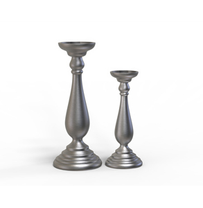 <b>Brass</b> <b>Candlestick</b> <b>Holder</b> Set of 3 Traditional Design for Home Decoration Durable Metal Candle Stand - Product Image 4