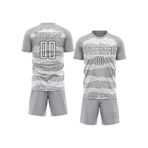 Maillot de football personnalisé par sublimation avec nom d'équipe 00, anti-humidité, respirant, séchage rapide, unisexe adulte, manches courtes, taille élastique - Product Image 2