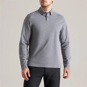 Camisetas Casuales de Punto Grueso con Logotipo Personalizado, 100% Algodón, Camisetas de Manga Corta con Cuello en V para Hombre - Product Image 1