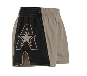 Shorts de boxe unisexes sur mesure, sublimation OEM, finition satinée, séchage rapide, vente en gros, faible MOQ, ensemble OEM en gros - Product Image 6