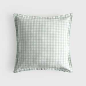 Funda de Cojín Decorativa 100% Algodón Tejido a Cuadros, Fundas de Cojín a Cuadros de Algodón, Fundas de Almohada Decorativas Tejidas para Sofá - Product Image 5