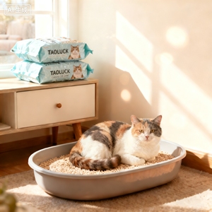 จัดส่งรวดเร็ว ทรายแมวชีวภาพ 100% สวยงาม ไร้ฝุ่น ละลายเร็ว ทำจากแป้งมันสำปะหลัง เหมาะสำหรับแมวที่มีผิวแพ้ง่าย - Product Image 1