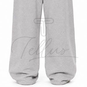 Pantalon de jogging formel pour homme avec logo personnalisé, en molleton de coton léger, coupe évasée, jambe large, ample, séchage rapide, respirant - Product Image 6
