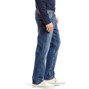 Jeans de Mezclilla para Hombre, Corte Recto, Alta Calidad, Transpirables, 100% Algodón, con Bordado de Cristal, Servicio OEM, Ropa Casual - Product Image 6