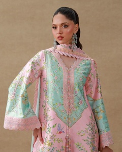 Ensemble Salwar Kameez imprimé en viscose pour femme, style soirée, toutes saisons, qualité supérieure, infroissable, référence 603 - Product Image 4