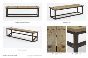 Celuna Custom Solid Teak Wood Bench Minimalist Wooden Seating for Luxury Villa Hotel Dining and Living Room Furniture - Product Image 3