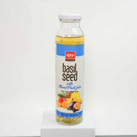 Hoge Kwaliteit 300Ml Glazen Fles Snelle Levering Basilicumzaad Granaatappelsap Gecertificeerd Halal Natuurlijke Gearomatiseerde Fruitgroente Zacht